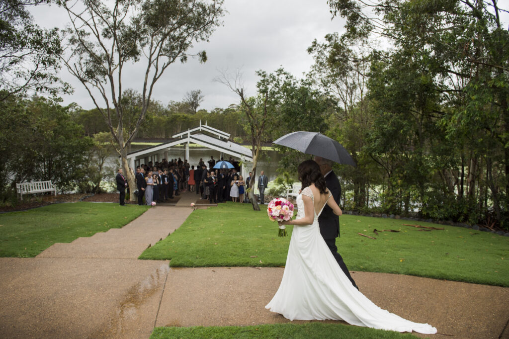 Raining on your wedding day