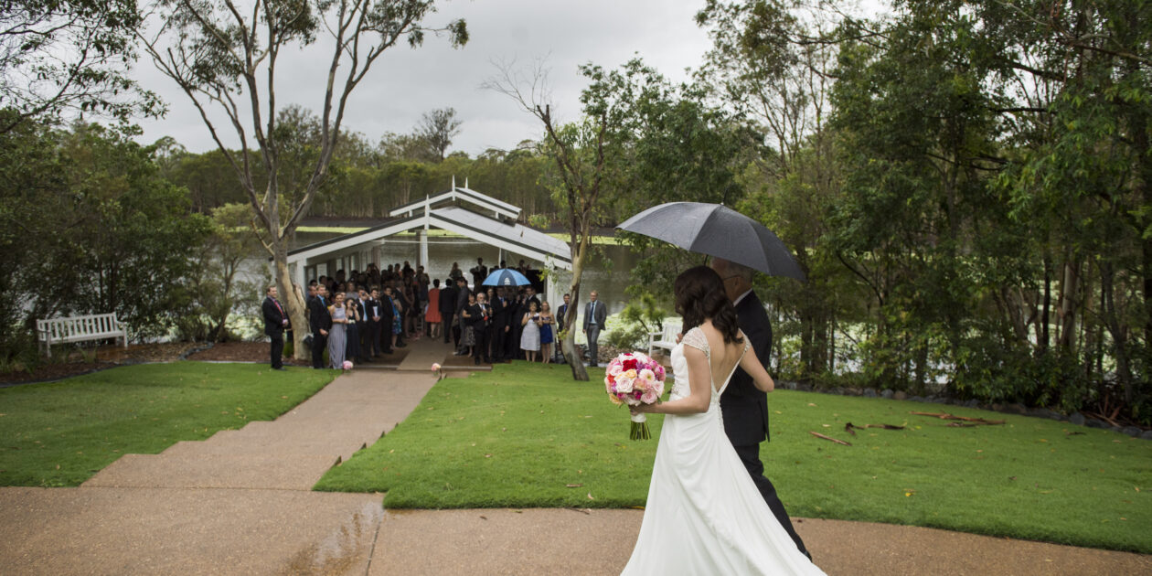Raining on your wedding day